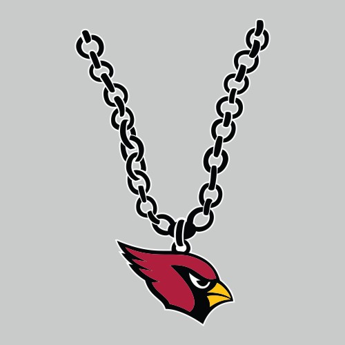 Arizona Cardinals Necklace logo vinyl decal